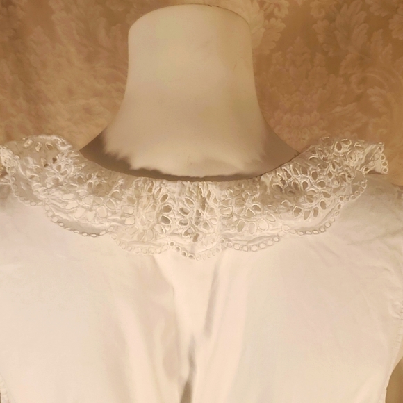 J Crew 100% Cotton Eyelet Sleeveless Sundress - Picture 6 of 7